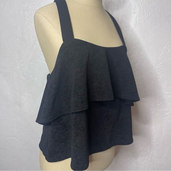Madewell Tops - Madewell Layered Tank Top Size Medium Black